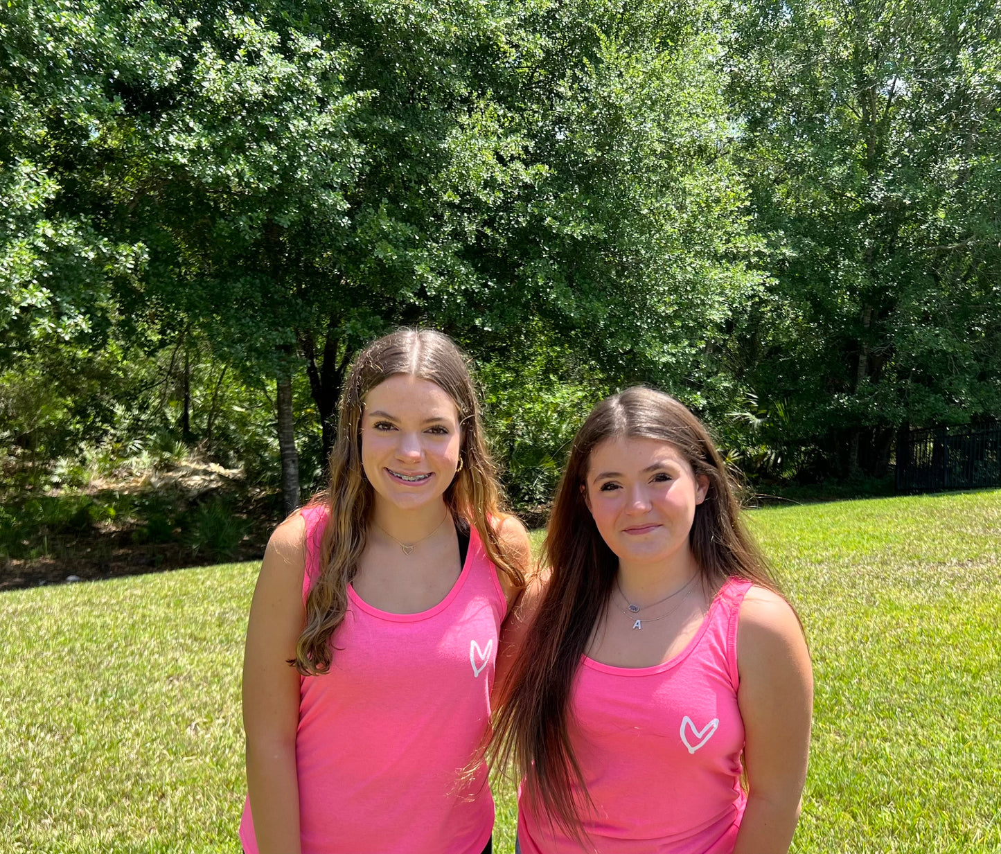 Unisex For Nina Pink Tank Top