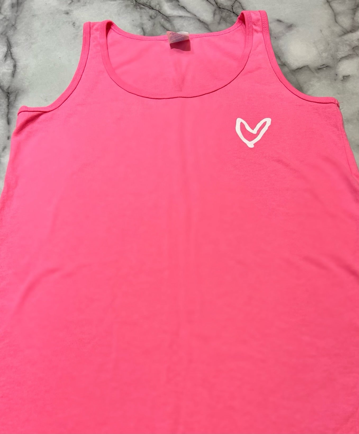 Unisex For Nina Pink Tank Top